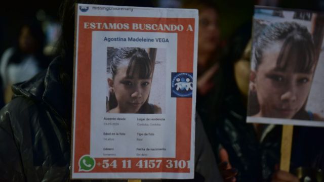 La búsqueda de Agostina Vega sigue firme en Córdoba.
