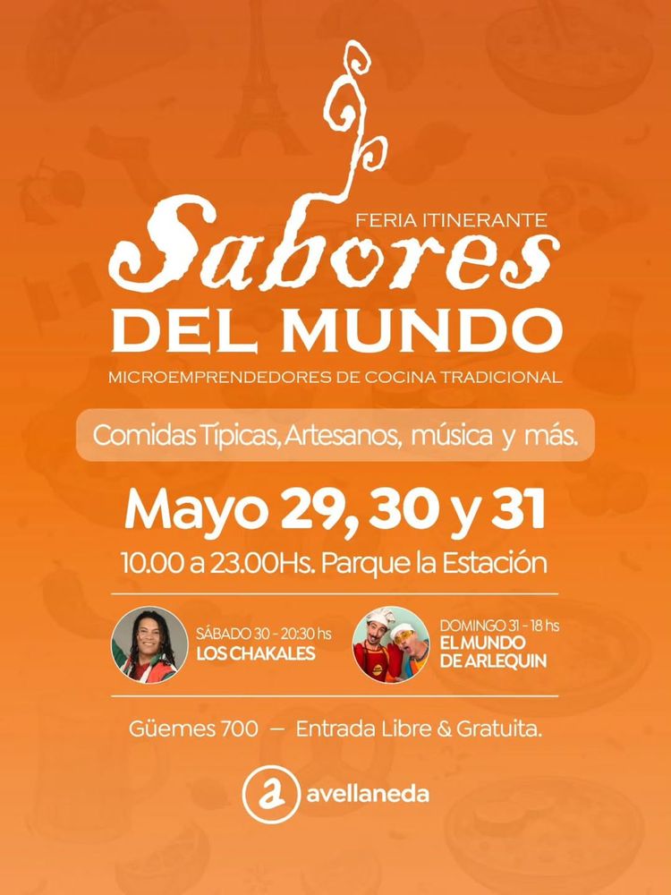 Llega la feria Sabores del Mundo con entrada gratuita: qué se podrá comer y dónde se hace este fin de semana