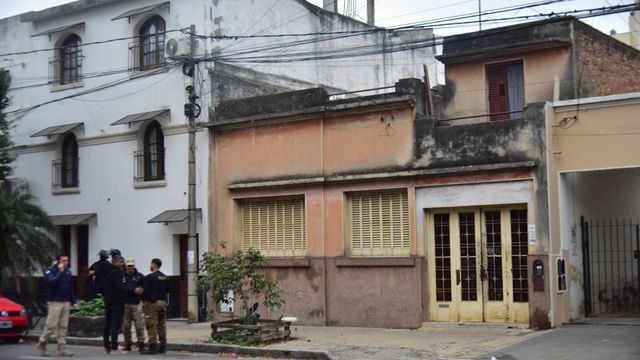 La casa del único detenido