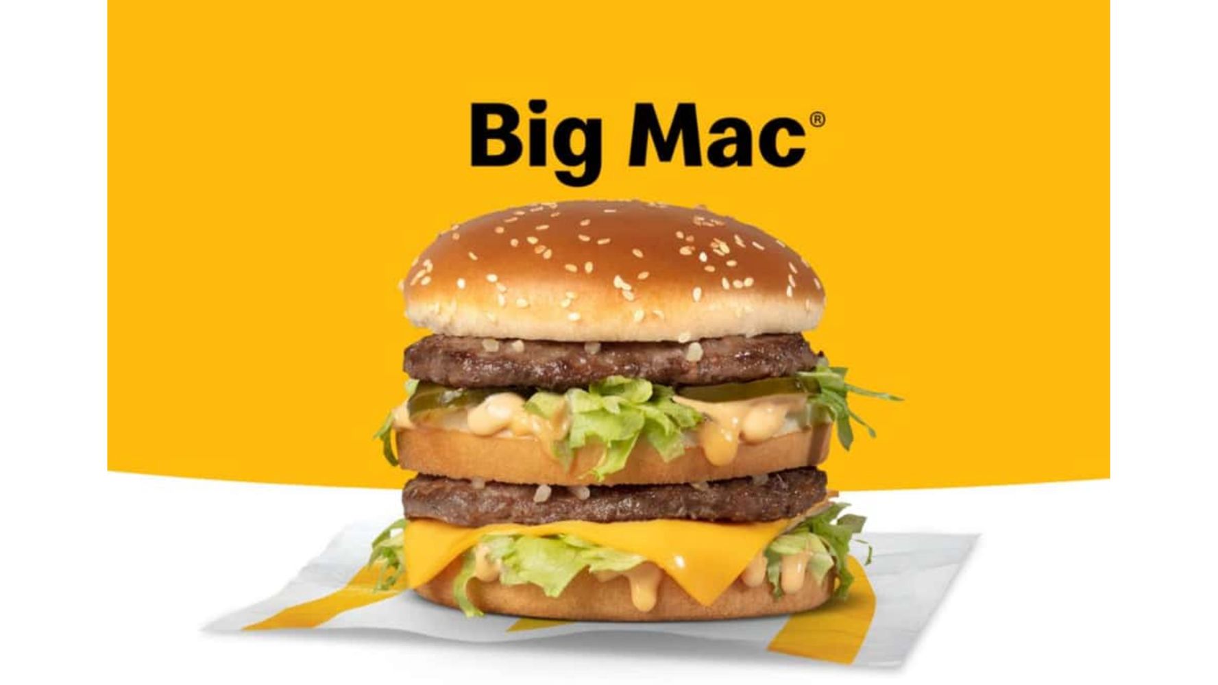La Big Mac, una de las hamburguesas más icónicas de la cadena.