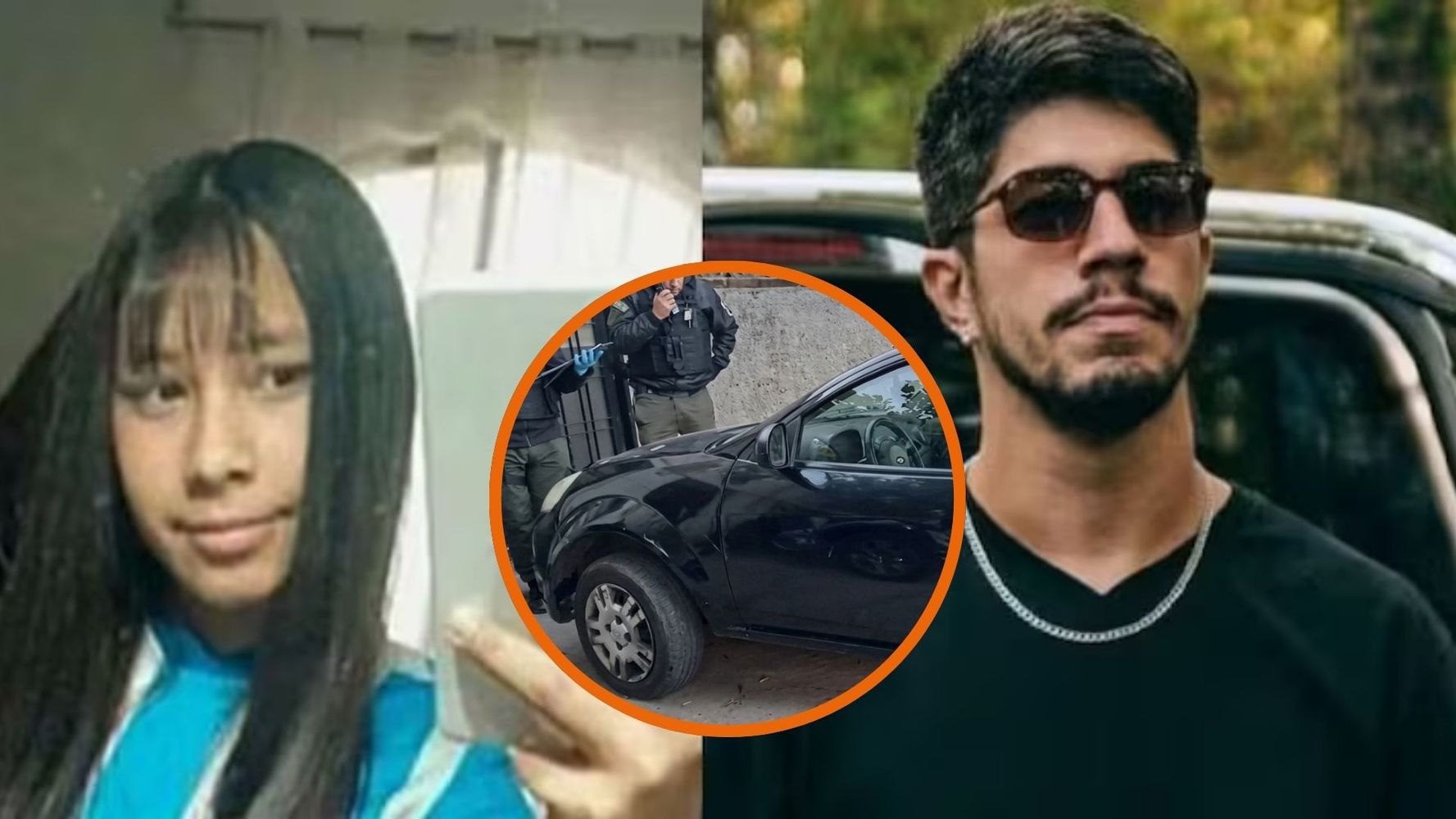 Agostina Vega. El detenido fue grabado cargando bolsas de consorcio.