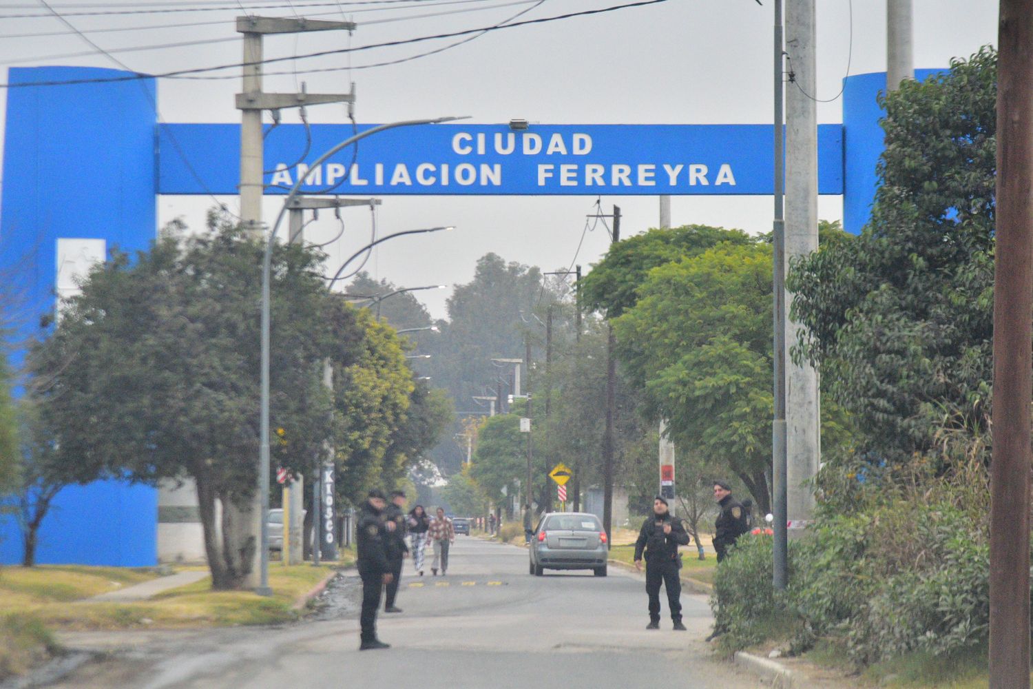 Megaoperativo en barrio Ampliación Ferreyra.