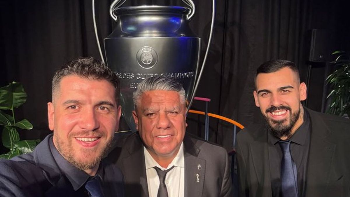 El presidente de Instituto acompañó a Chiqui Tapia para la final de la Champions League