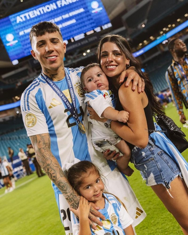 Parejas de la Selección Argentina.