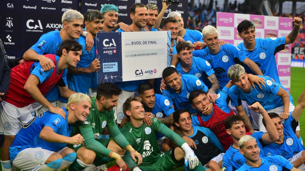 Belgrano ya conoce a su rival para octavos de final de Copa Argentina, y viene de golear