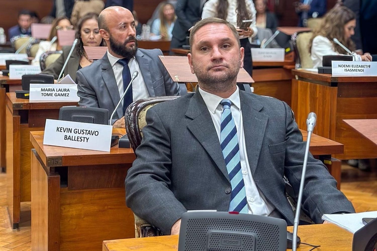 Diputado provincial Matías Paternó, del bloque La Libertad Avanza.