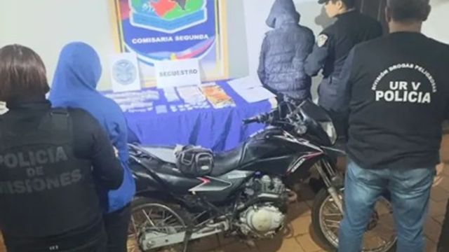 Puerto Iguazú: detuvieron a una pareja con cocaína y marihuana fraccionadas para la venta.