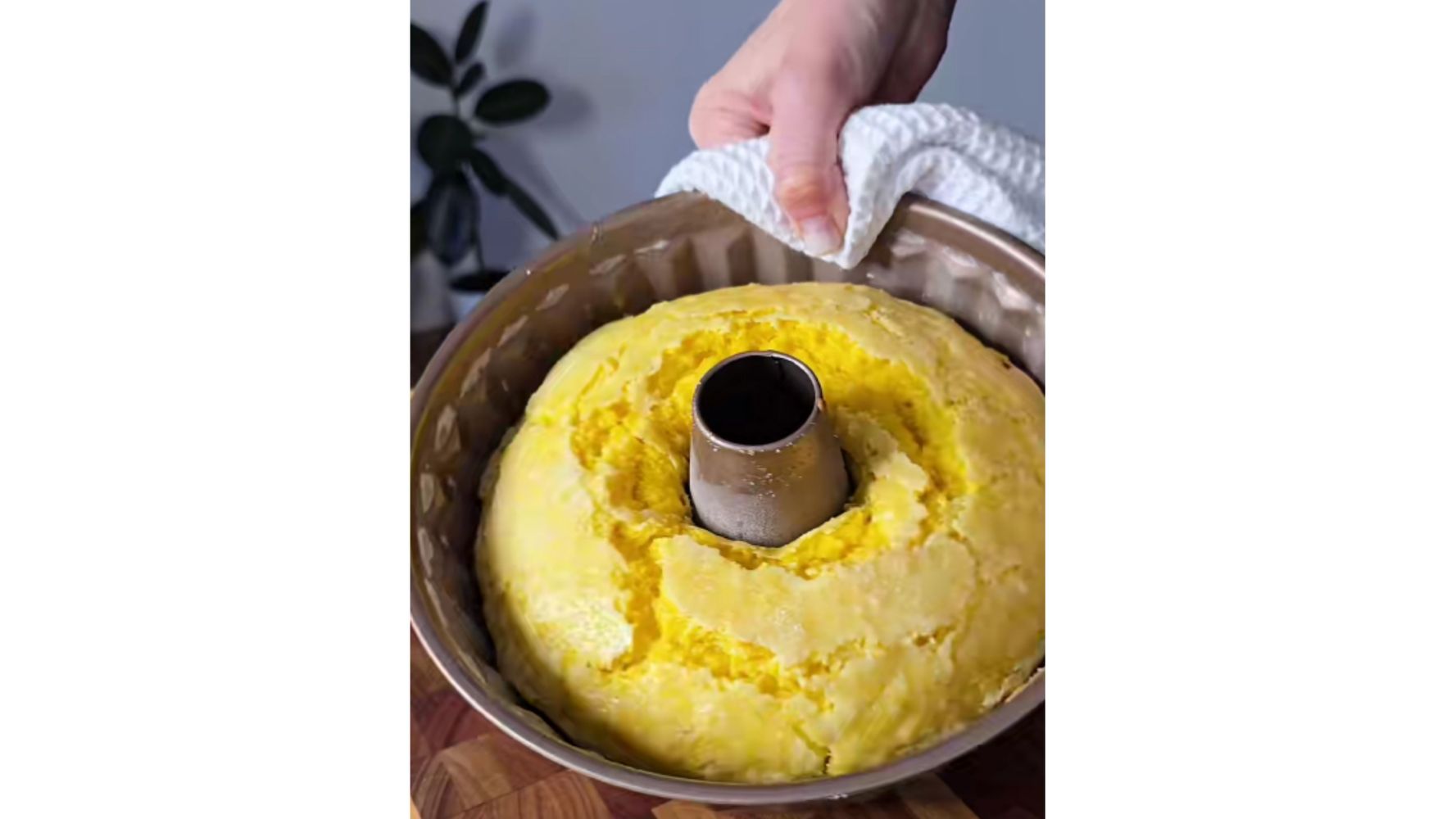 Este budín se hace en pocos minutos y sin ensuciar mucho.