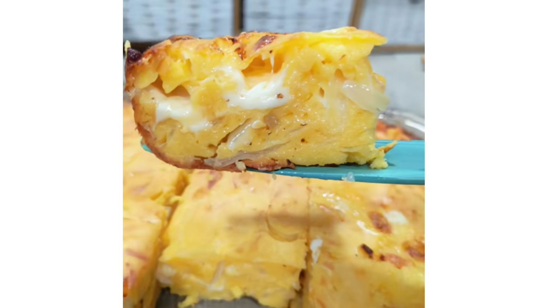 Así queda la sopa paraguaya con esta receta.