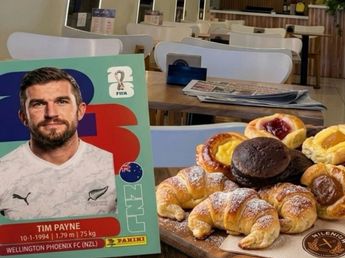 Álbum del Mundial 2026: si tenés la figurita de Tim Payne repetida, una panadería te la cambia por una docena de facturas