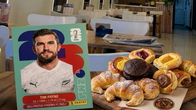 Álbum del Mundial 2026: si tenés la figurita de Tim Payne repetida, una panadería te la cambia por una docena de facturas