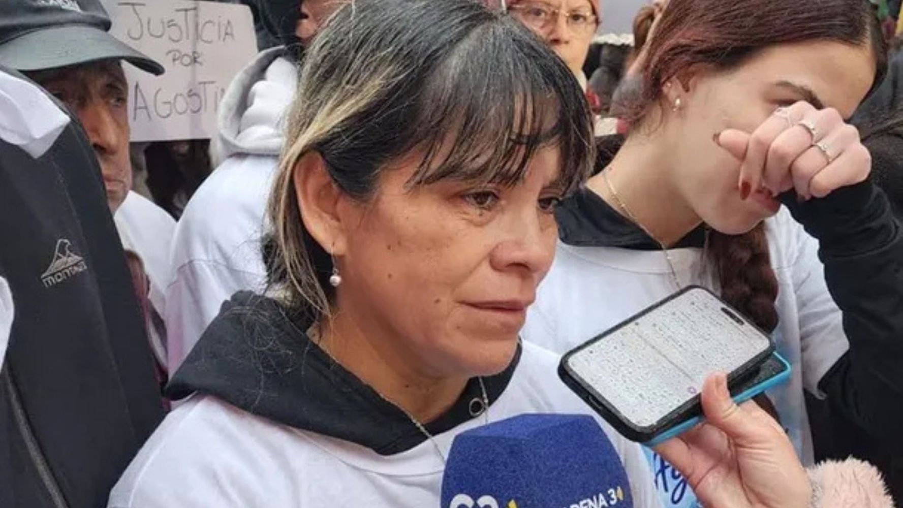 La abuela de Agostina Vega.