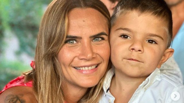 Amalia Granata y su hijo Roque