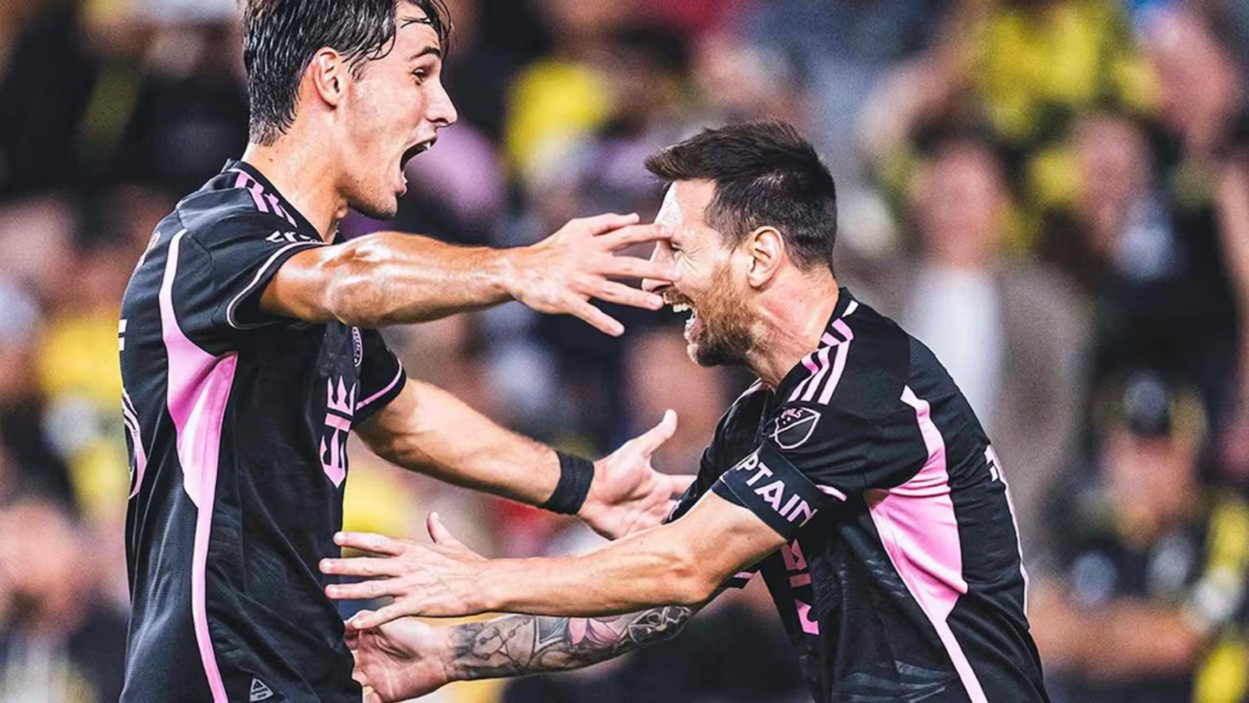 Messi y Federico Redondo