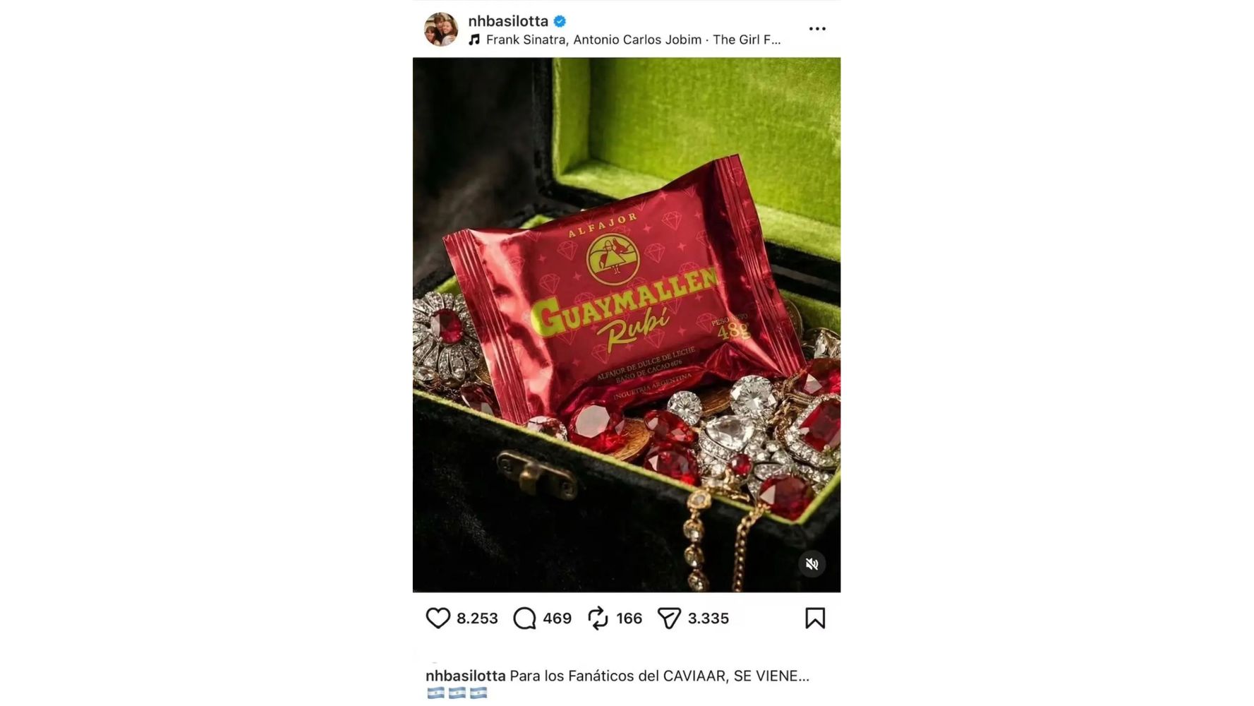 Alfajor Rubí, la nueva apuesta de Guaymallén.