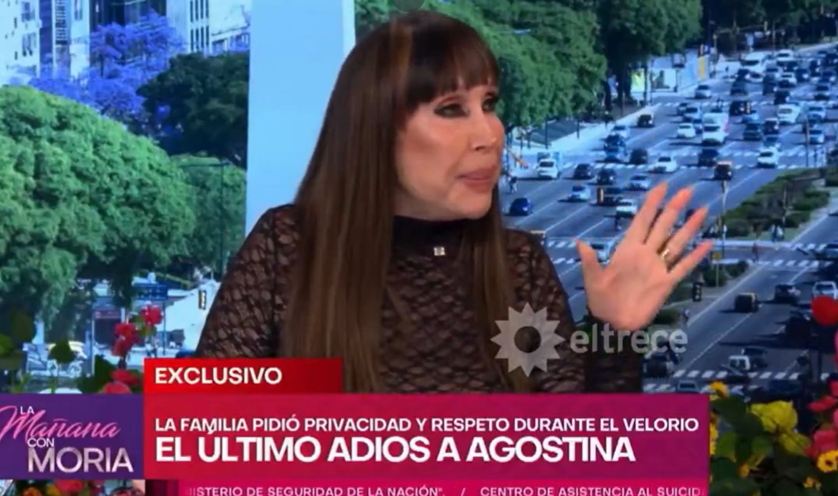 Moria Casán sobre el caso Agostina Vega