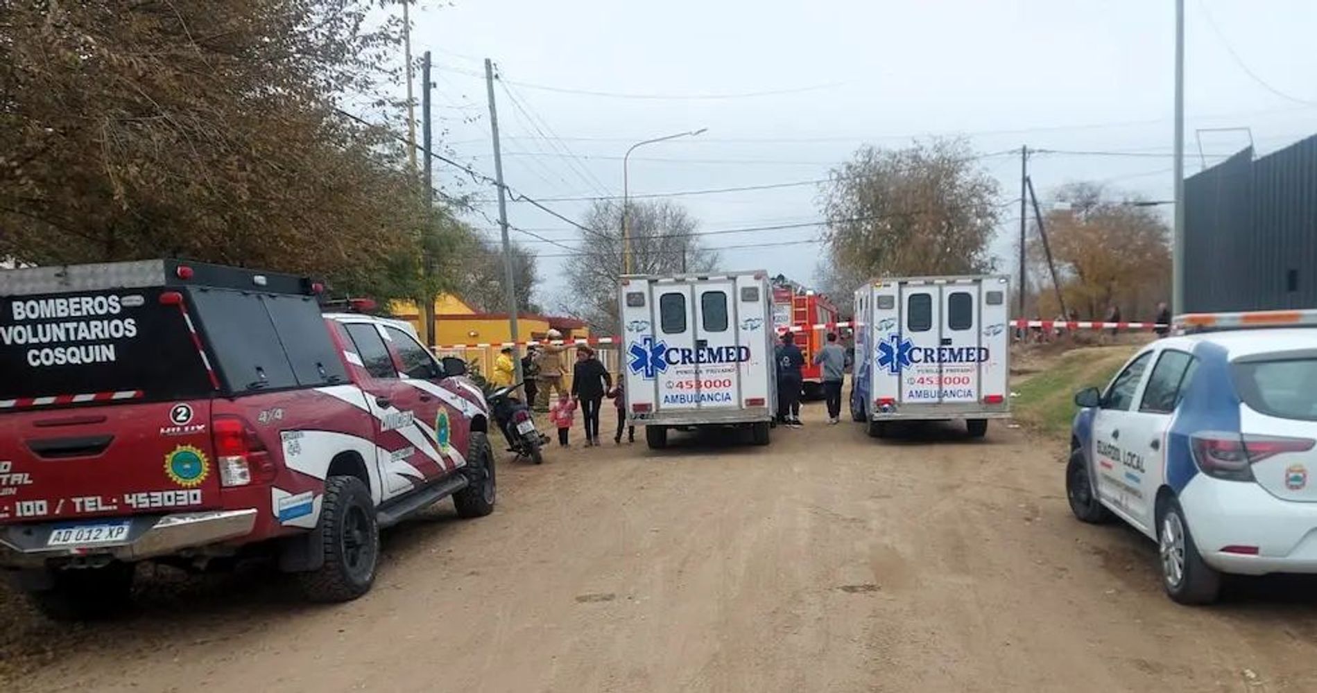 Operativo en Cosquín.