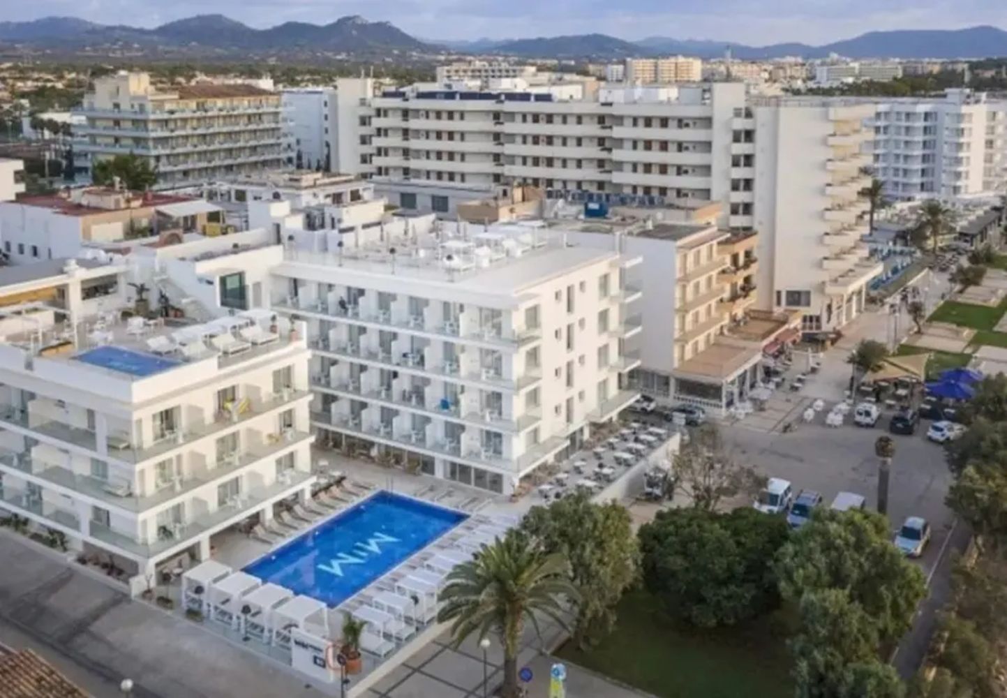 El lujoso hotel de Lionel Messi en Mallorca.
