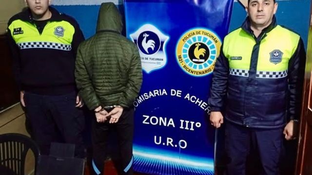 El acusado, de 28 años, fue aprehendido luego de una intervención de urgencia realizada por efectivos policiales.