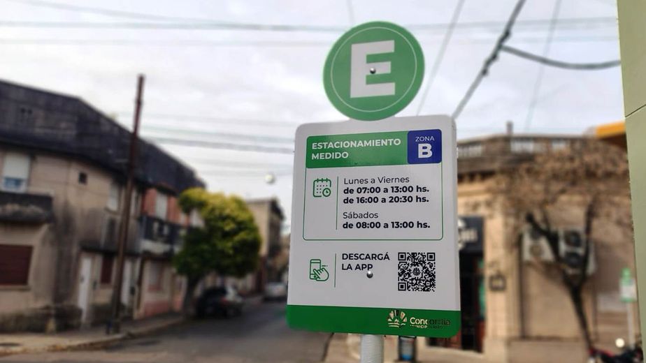 Concordia: este lunes comienza a regir el nuevo sistema de estacionamiento medido