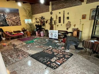 Hallaron más de mil piezas arqueológicas en una casa de Mayu Sumaj