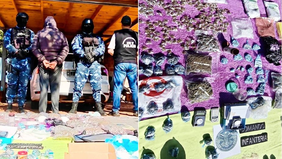 Detuvieron a un presunto narcotraficante en Iguazú y secuestraron drogas valuadas en casi 100 mil dólares