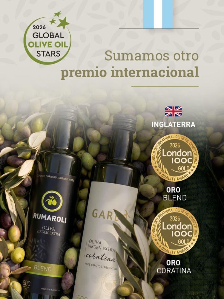 Blend Rumaroli y el varietal Coratina Garbo de Finca Rumaroli