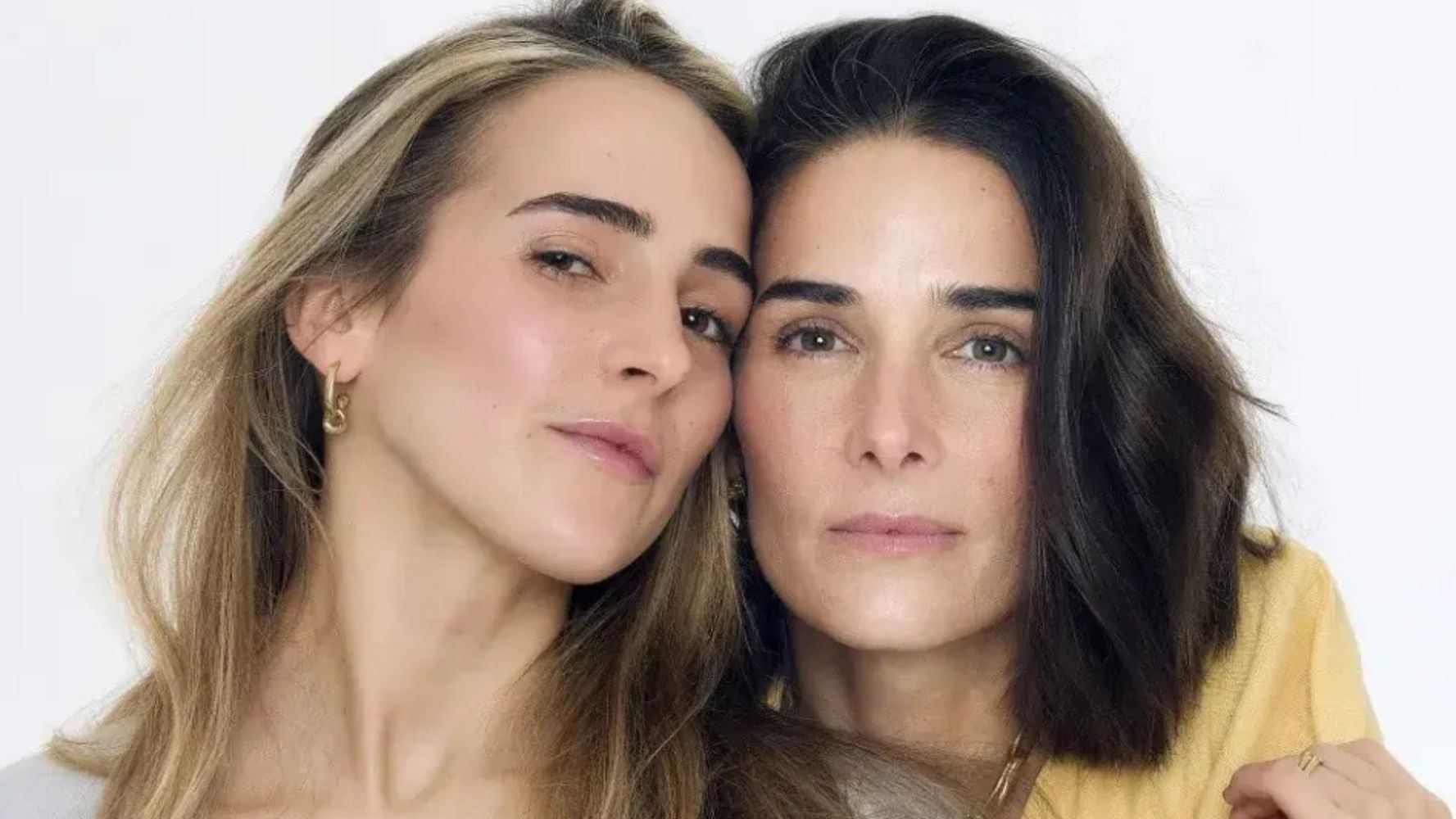 Juana Viale y su hija mayor Ámbar.