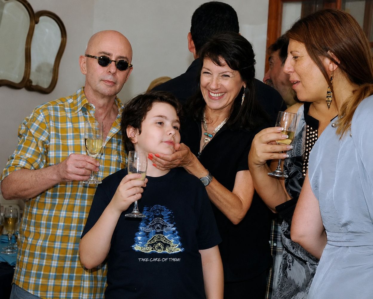 Familia Solari en el Colegio Milton