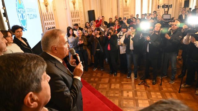 El Gobernador anunció que el Sueldo Anual Complementario se depositará el 16 de junio y reclamó mantener la atención puesta en las necesidades de los tucumanos.