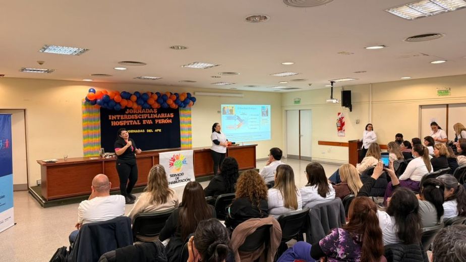 Rehabilitación: jornada formativa en el Hospital Eva Perón