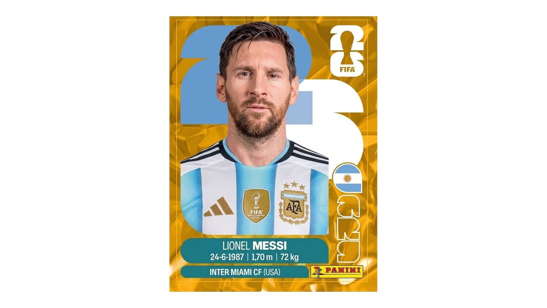 La figurita de Messi por la que llegan a pedir $1 millón.