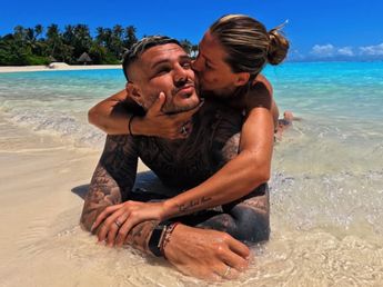 Mauro Icardi publicó una imagen de la China Suárez al límite de la censura