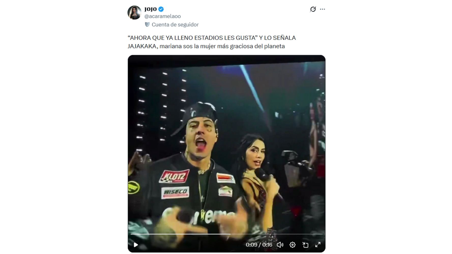 El gesto se viralizó en redes.