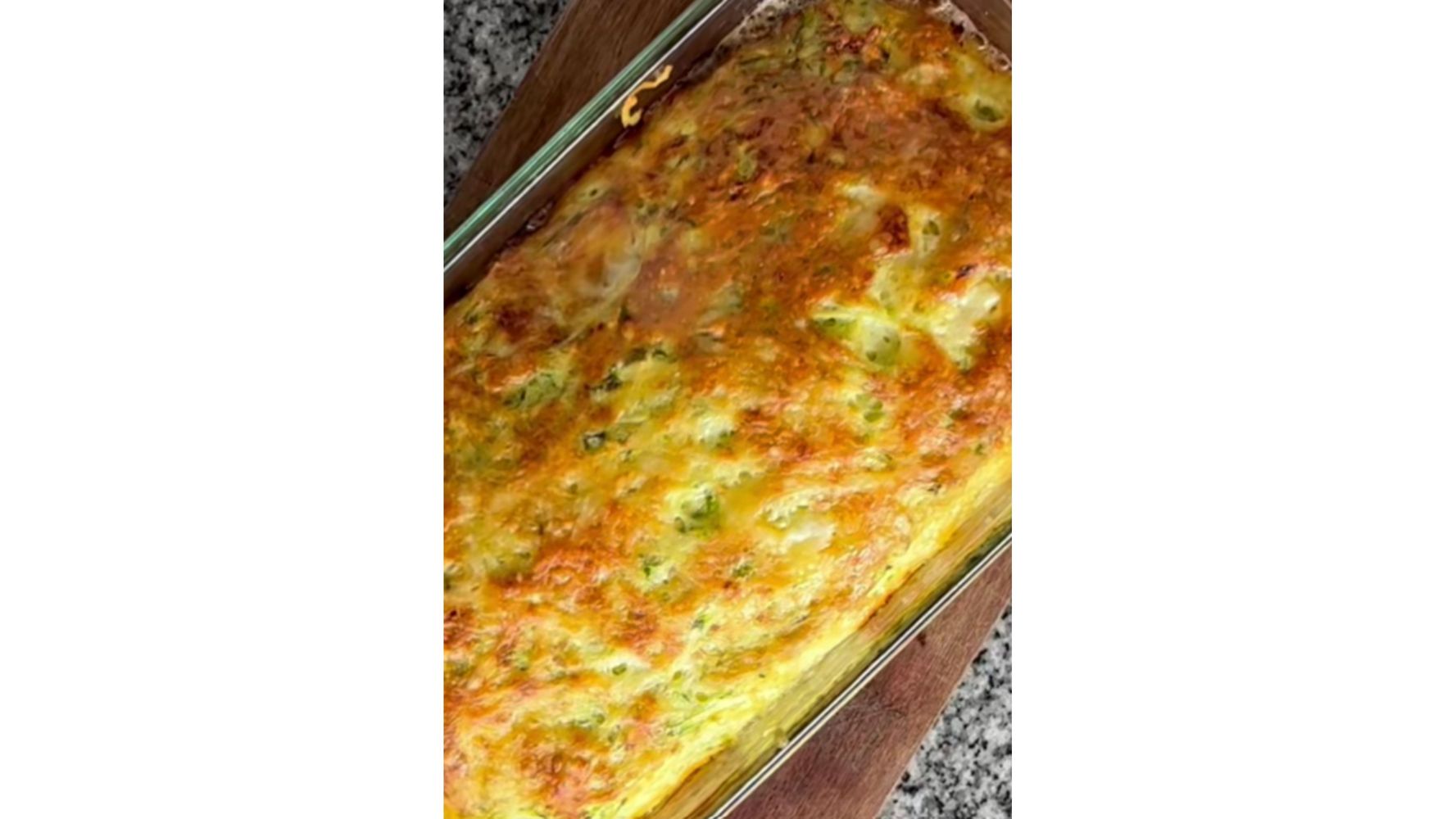 Budín de zucchini.