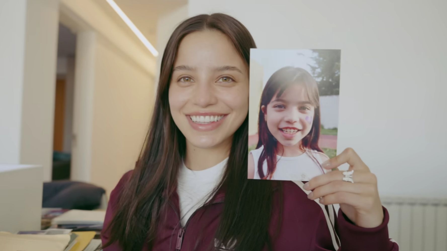 Las fotos que mostró Emilia.