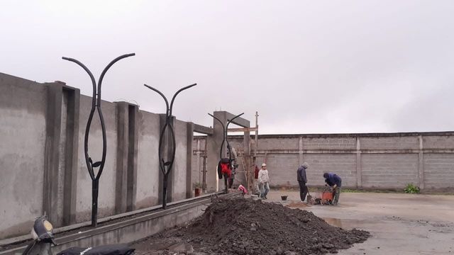 Importante avance en la obra del futuro Cementerio Municipal.