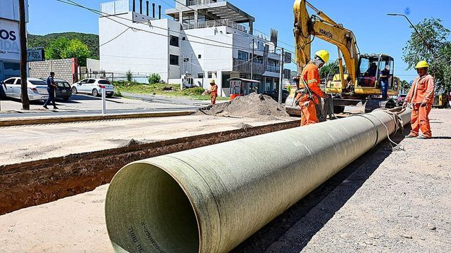 Trabajos vinculados al nuevo Acueducto en Carlos Paz.