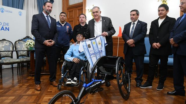 Styven Esfraín Albarracín, de 15 años, integra la Selección Juvenil Argentina de Atletismo Paralímpico desde 2025.