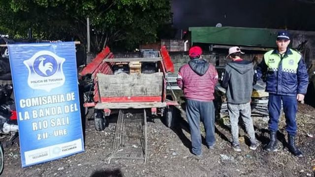 El caso quedó a disposición de la Justicia tras la actuación policial.