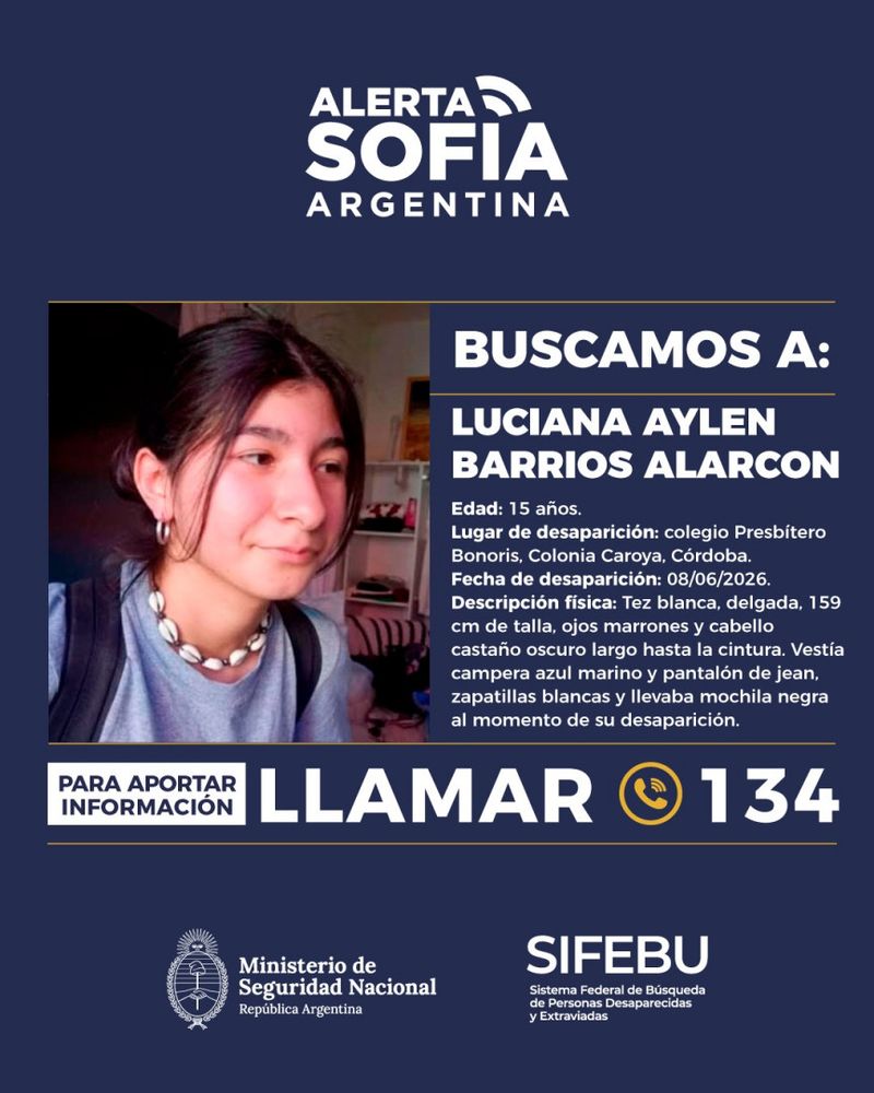Luciana Aylén Barrios Alarcón.