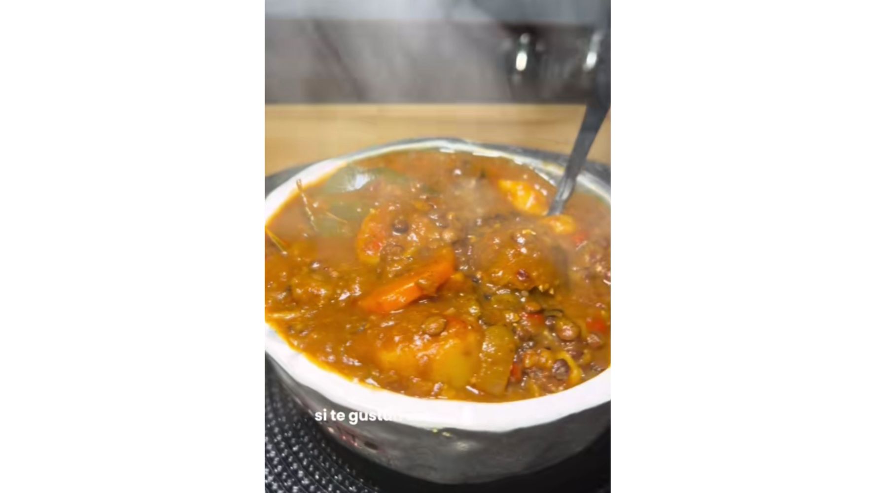 Así queda el guiso con esta receta.