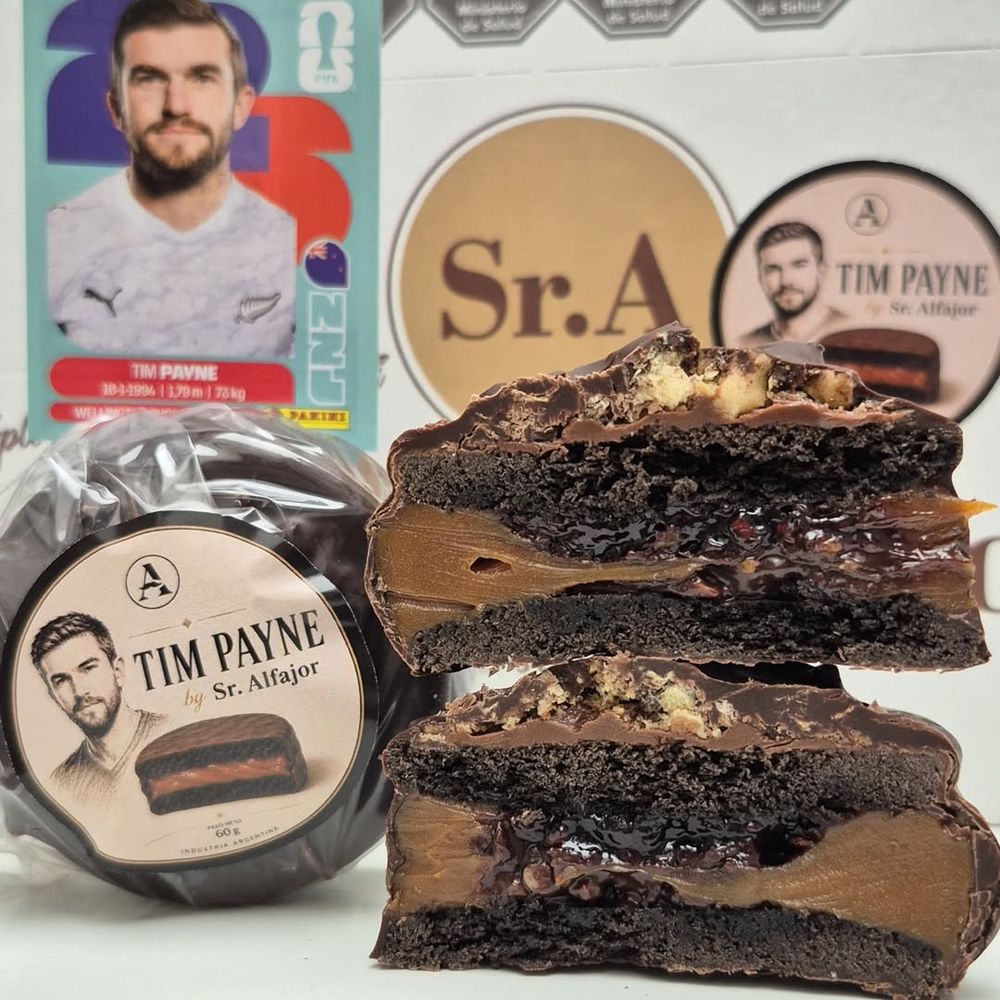 Así se ve el alfajor de Tim Payne.