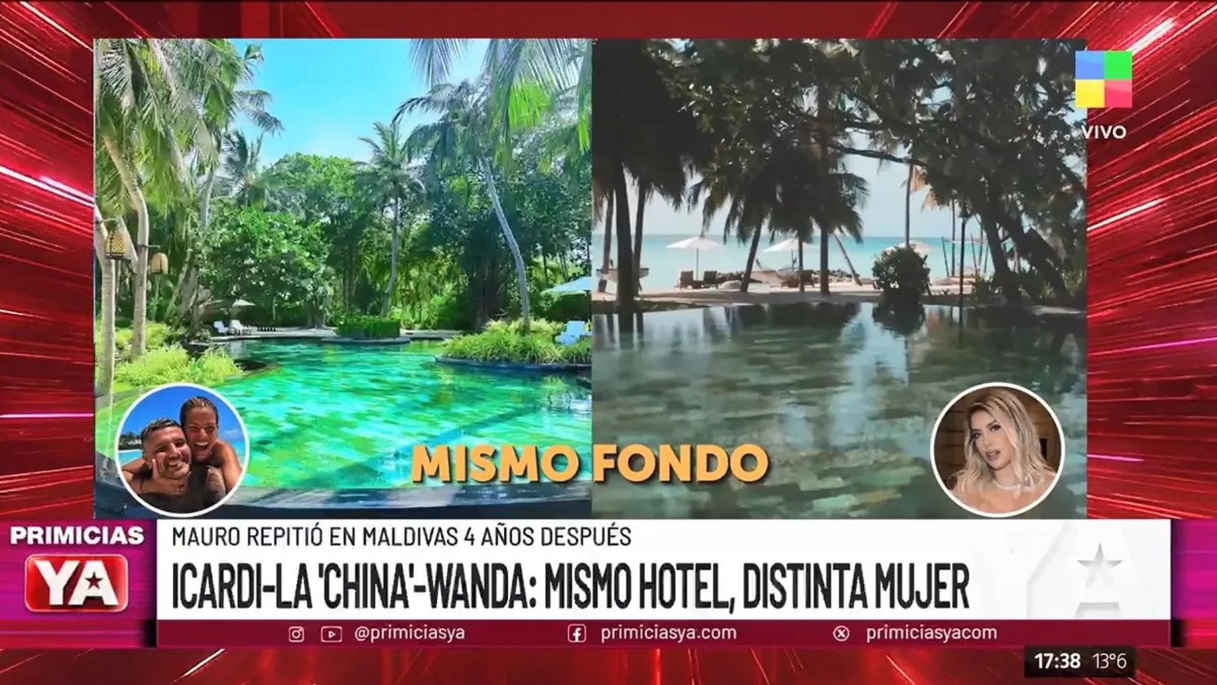 Las coincidencias entre la China Suárez y Wanda Nara