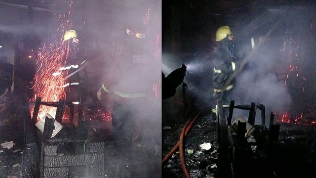 Un incendio destruyó casi por completo una vivienda familiar en Posadas.