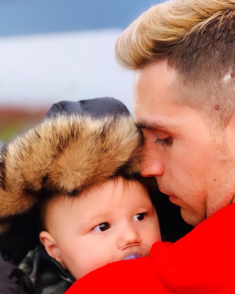 Santino junto al Dibu durante el 2019.