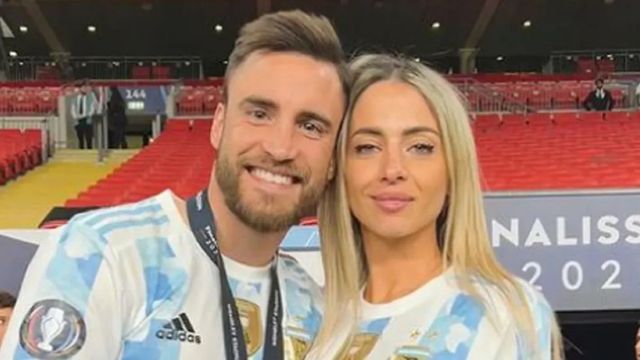 Caro Calvagni y Nicolás Tagliafico