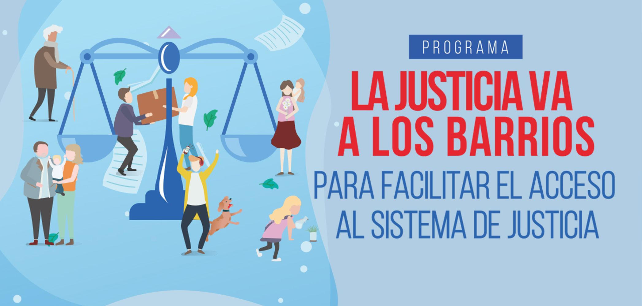 “La Justicia va a los barrios”. Fotos Web.