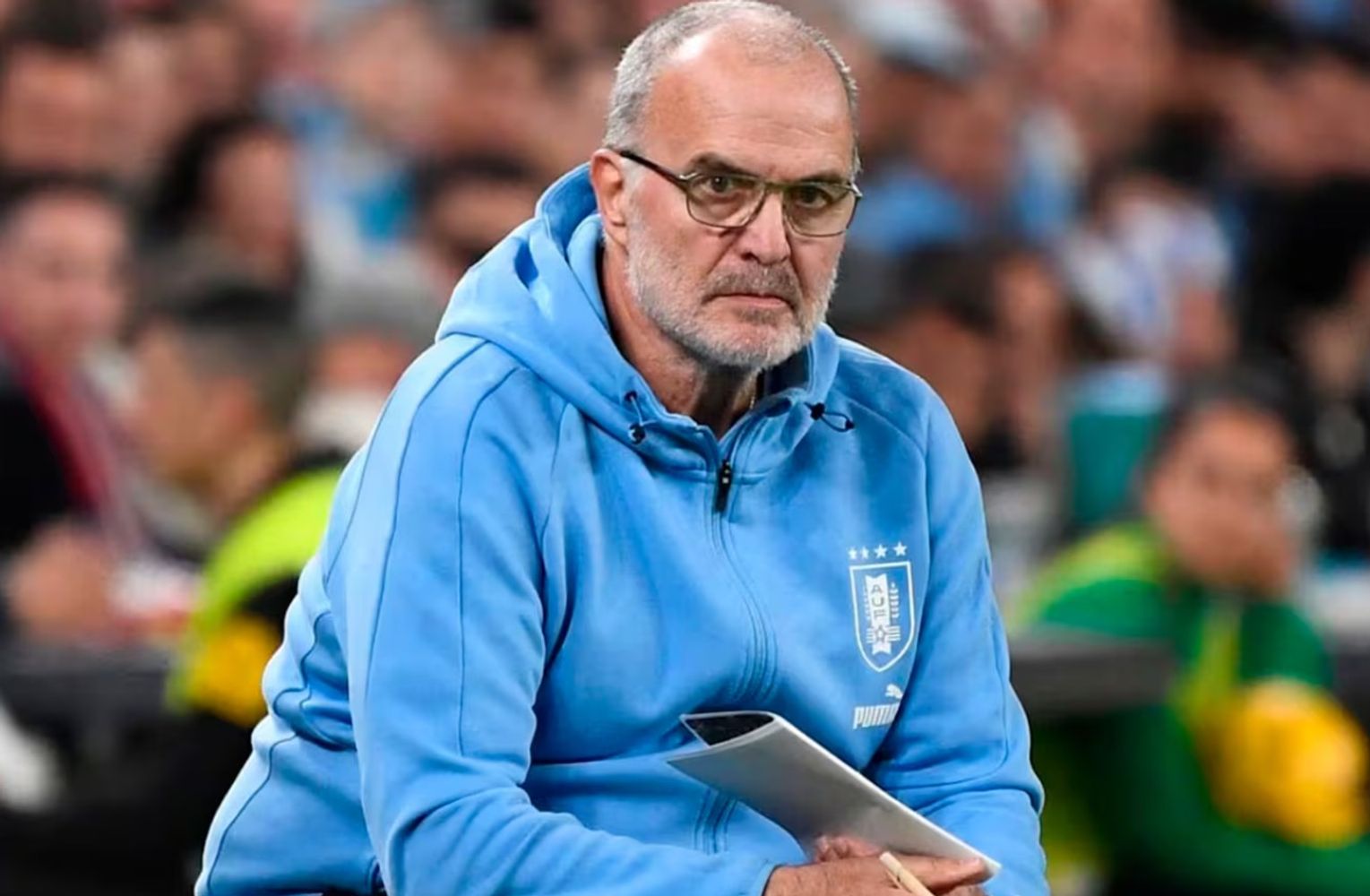 Marcelo Bielsa, como entrenador de Uruguay, tendrá una nueva chance de dirigir un Mundial