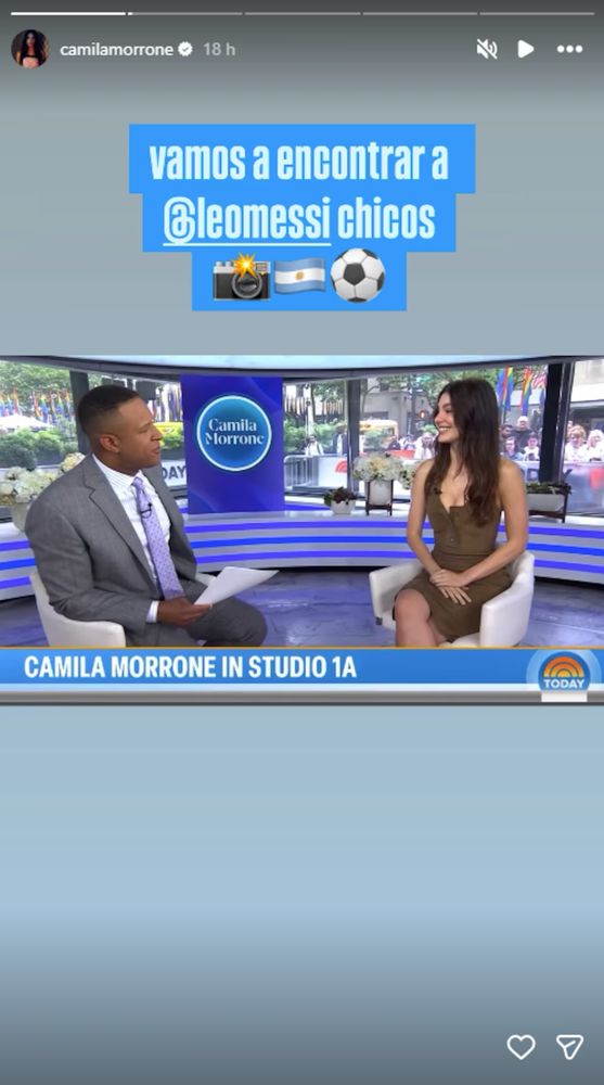 Camila Morrone lanzó una campaña para conocer a Messi